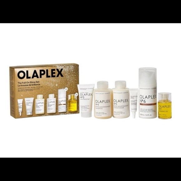 OLAPLEX hair set - White and Gold